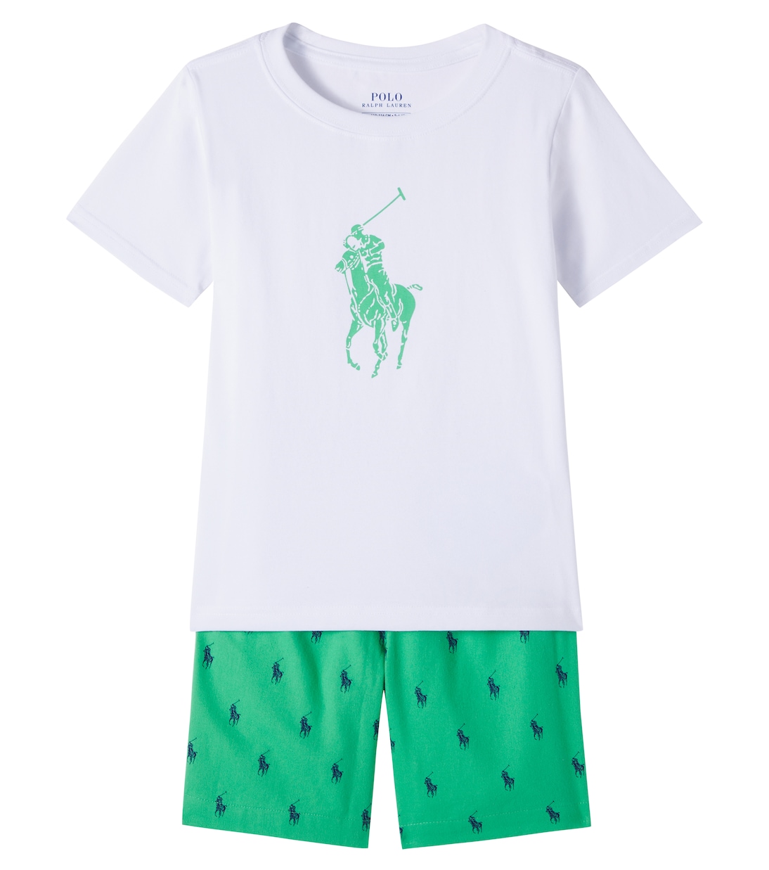 Bedruckter Pyjama aus Baumwoll-Jersey | Polo Ralph Lauren Kids