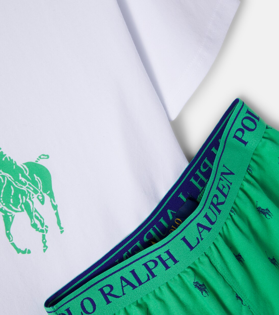 Bedruckter Pyjama aus Baumwoll-Jersey | Polo Ralph Lauren Kids