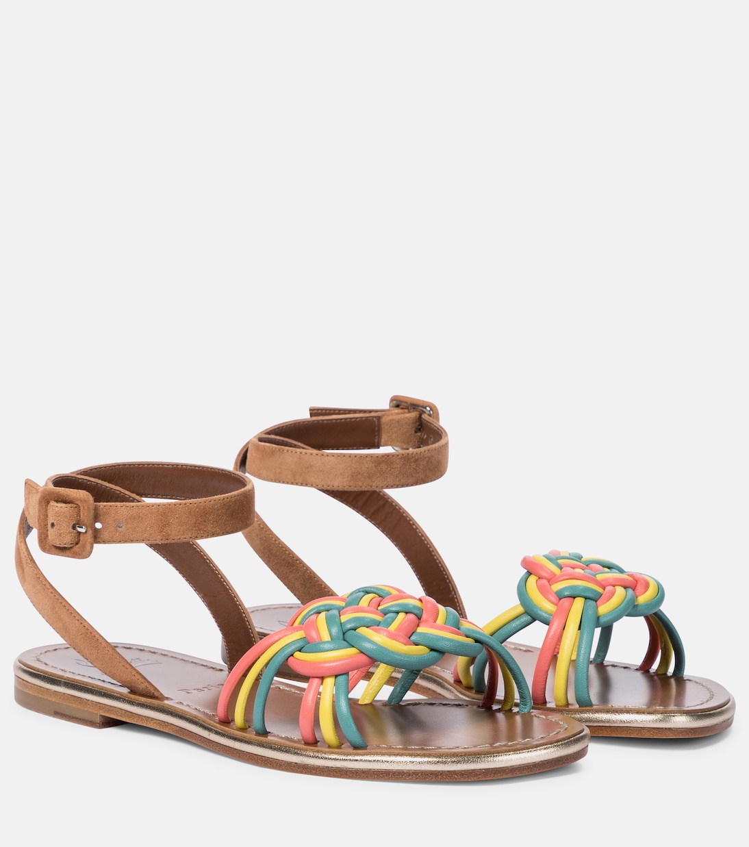 Sandali Ella in suede e pelle | Christian Louboutin