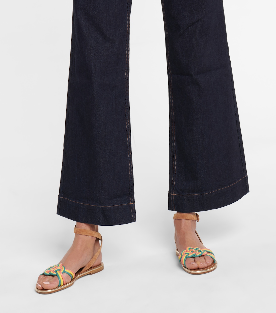 Sandali Ella in suede e pelle | Christian Louboutin