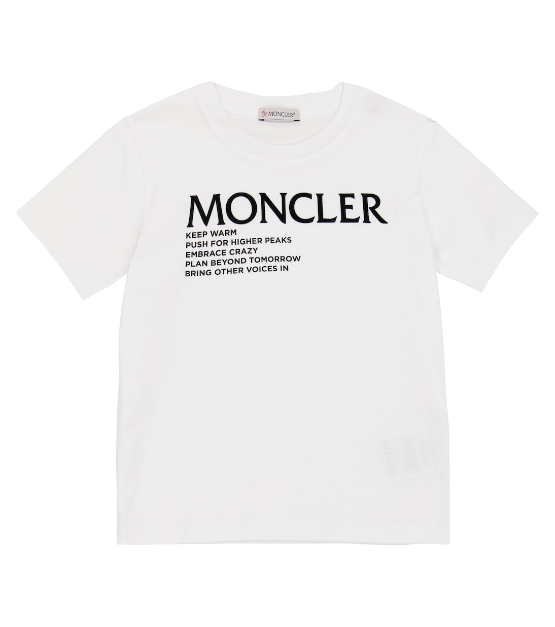 T-shirt in cotone con logo | Moncler Enfant