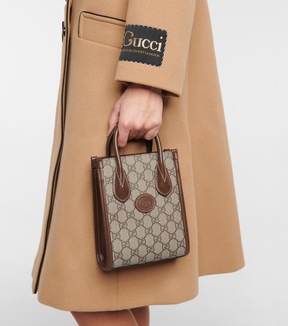 Tote GG aus Canvas und Leder | Gucci