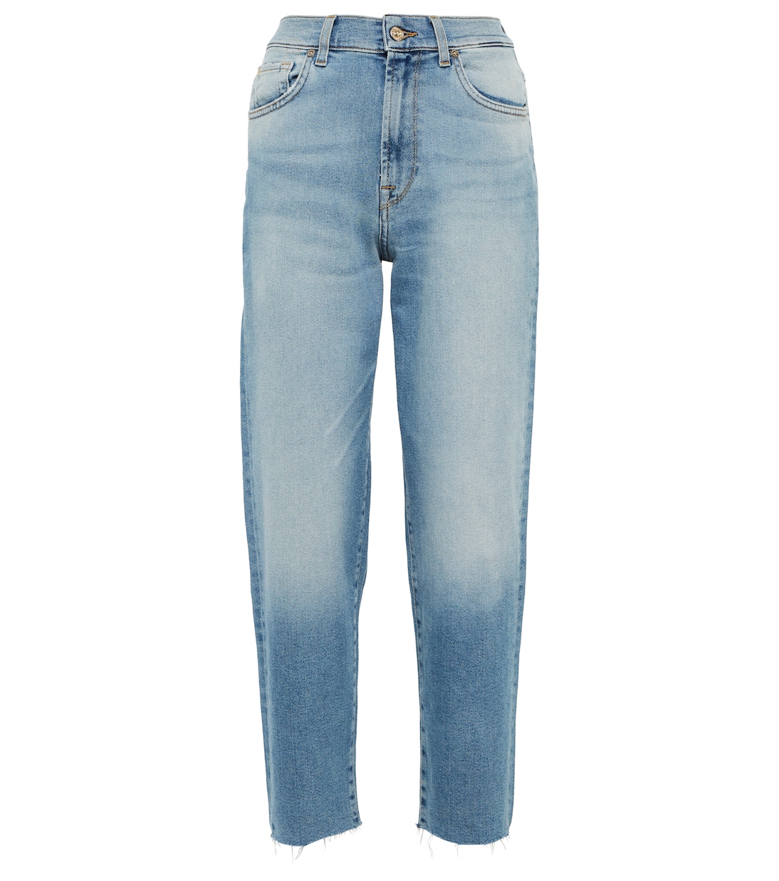 Malia high-rise straight jeans | 7 For All Mankind