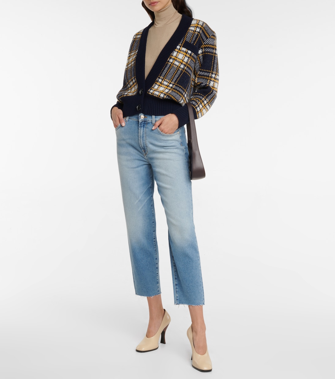 Malia high-rise straight jeans | 7 For All Mankind