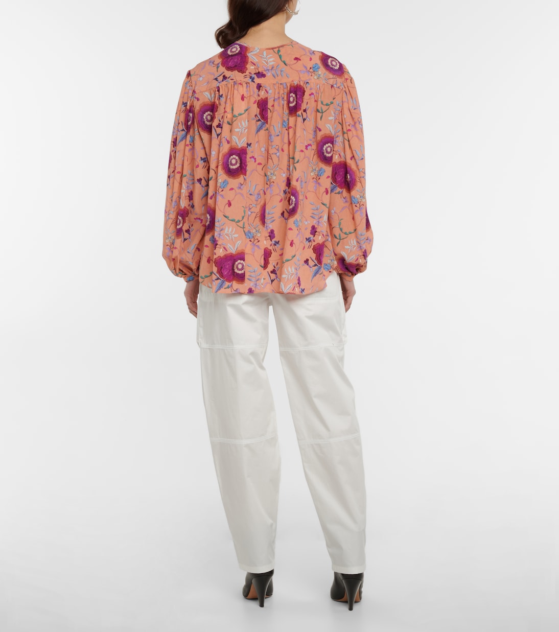 Blusa Brunille en mezcla de seda floral | Isabel Marant