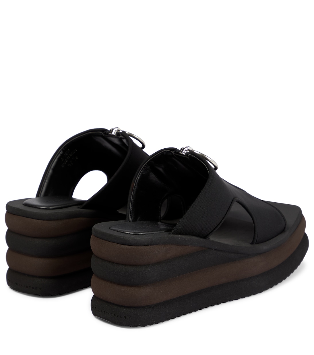 Wedge-Sandalen aus Scuba | Stella McCartney