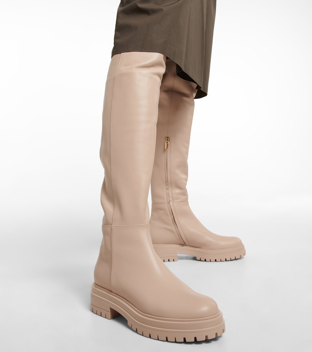 Botas mosqueteras de piel | Gianvito Rossi