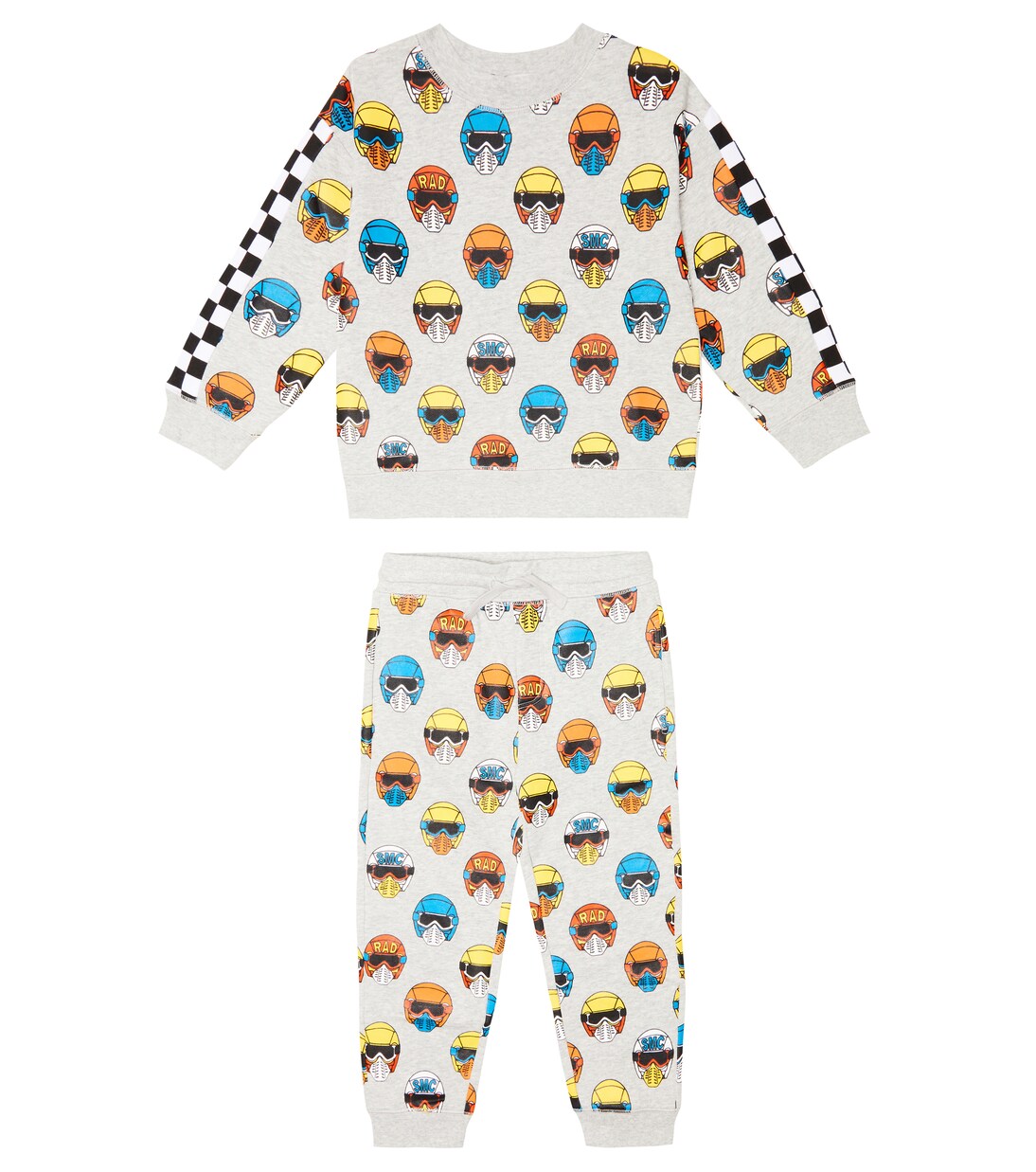 Felpa e pantaloni in cotone con stampa | Stella McCartney Kids