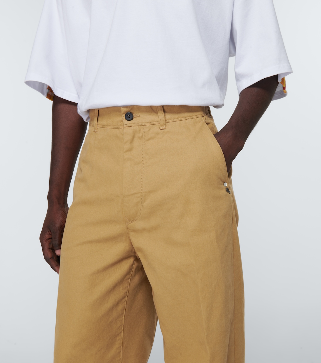 Pantalones anchos de algodón | Incotex x Facetasm