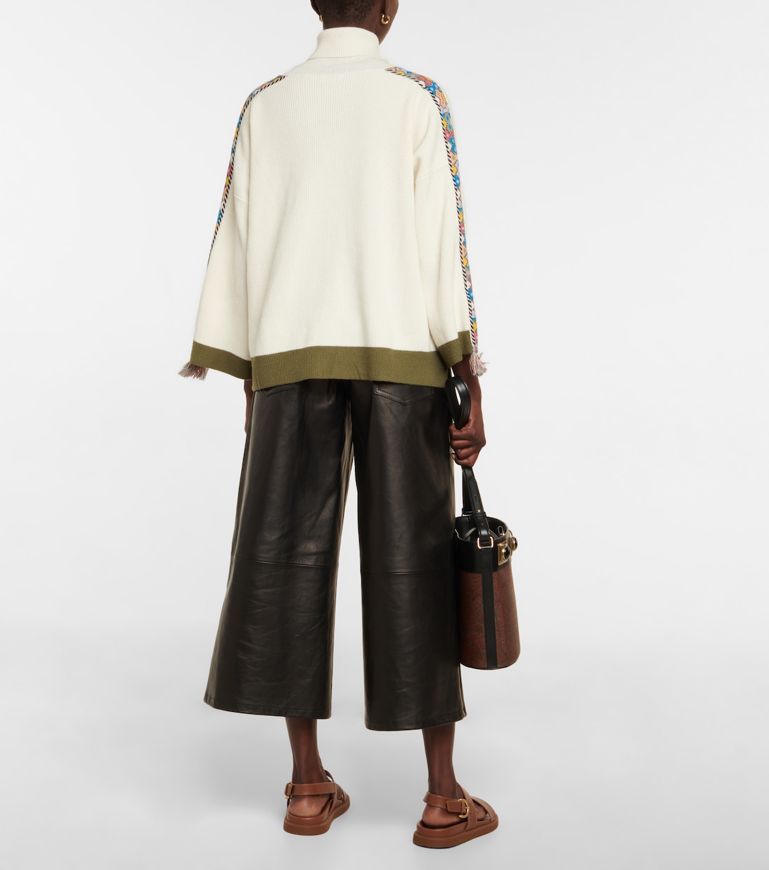 Jersey de cuello alto en mezcla de lana | Etro