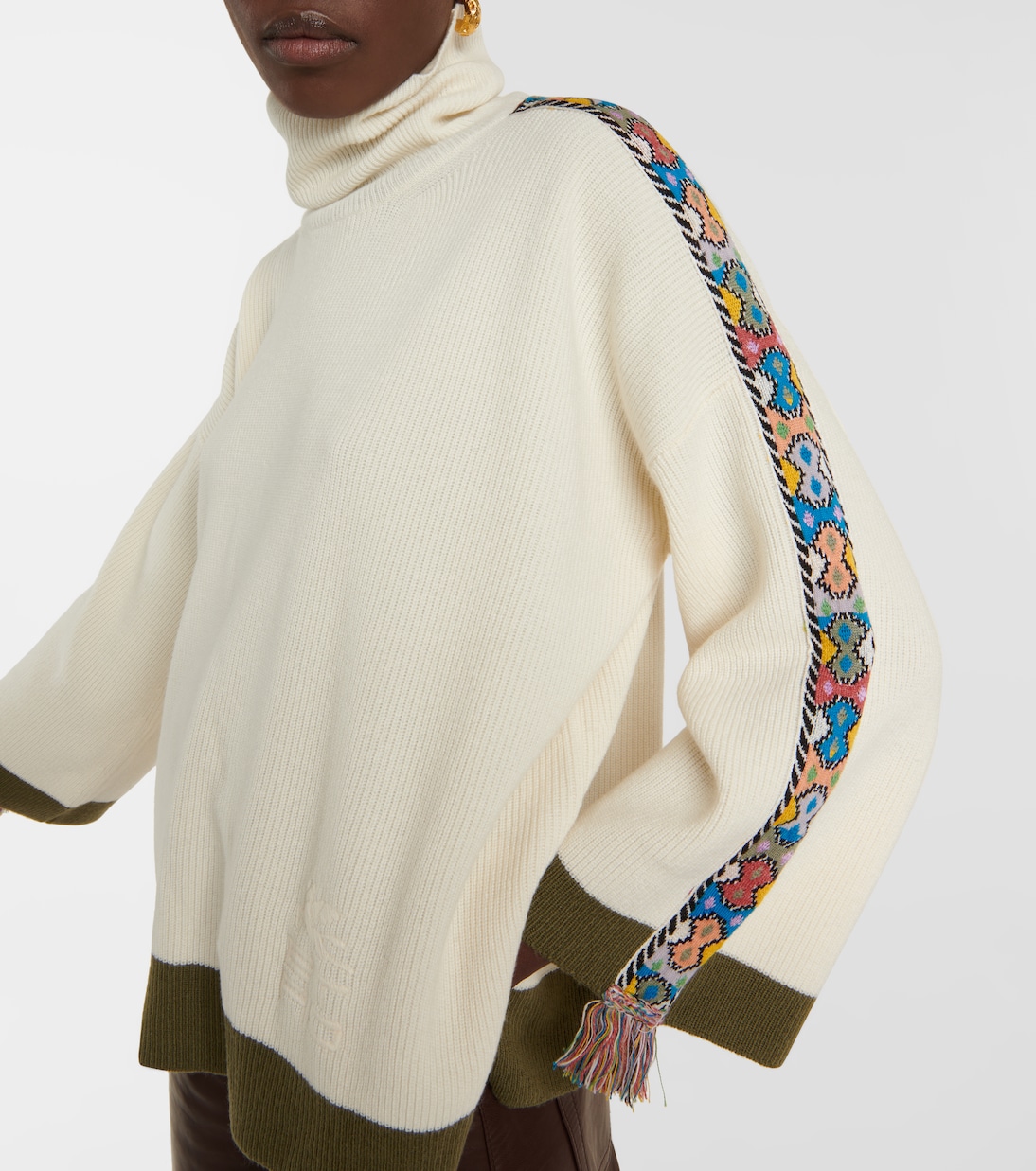 Jersey de cuello alto en mezcla de lana | Etro