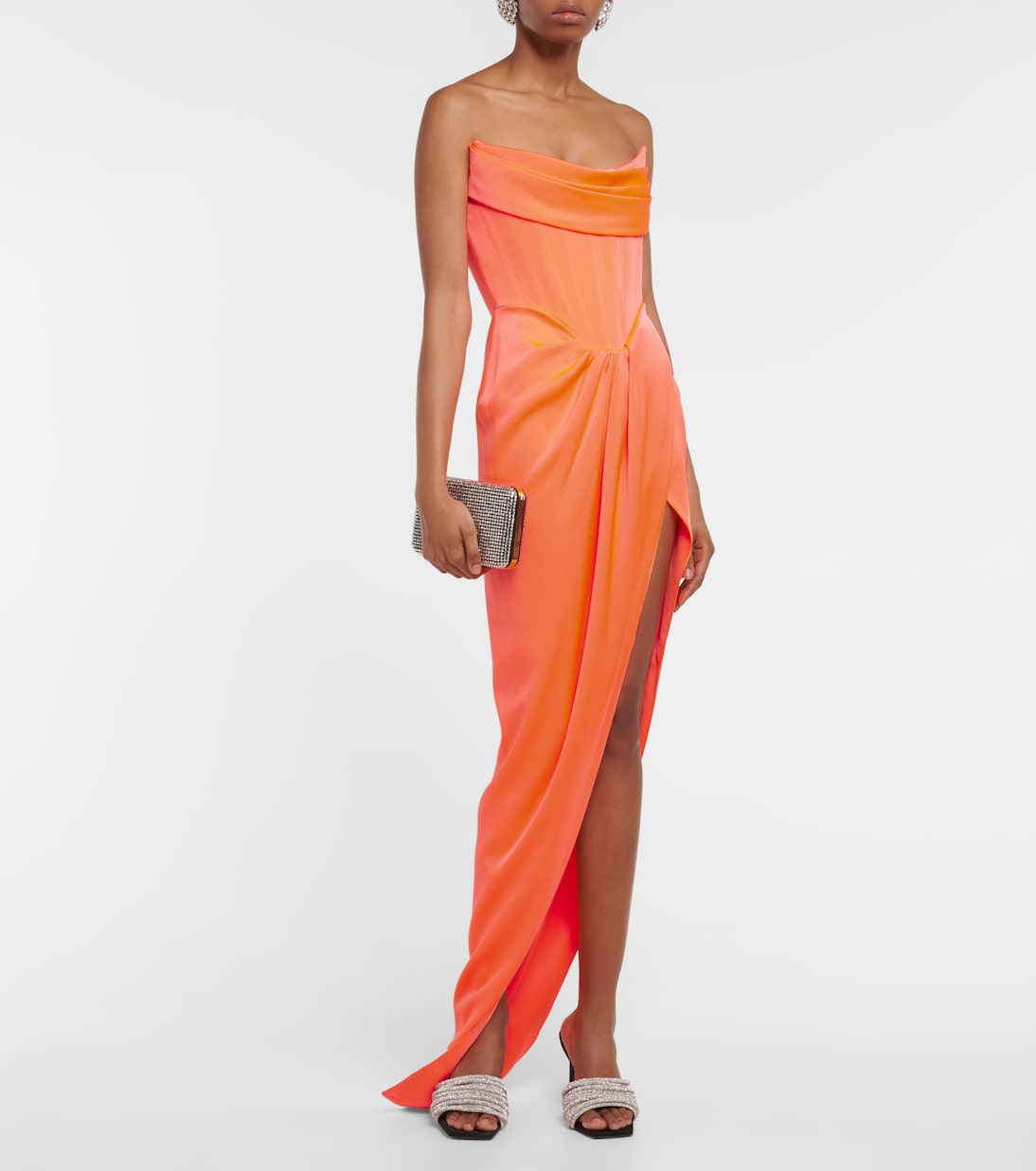 Robe Harland aus Satin | Alex Perry