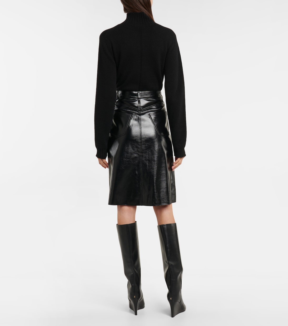 Gonna midi Scallop in pelle | Citizens of Humanity