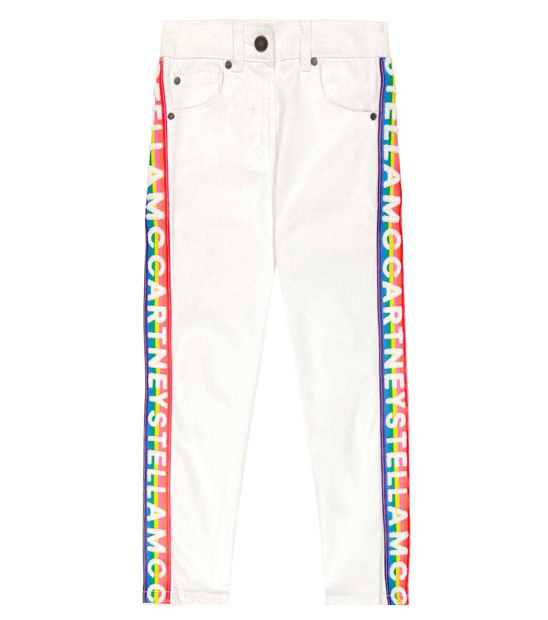 Bestickte Jeans aus Baumwoll-Twill | Stella McCartney Kids