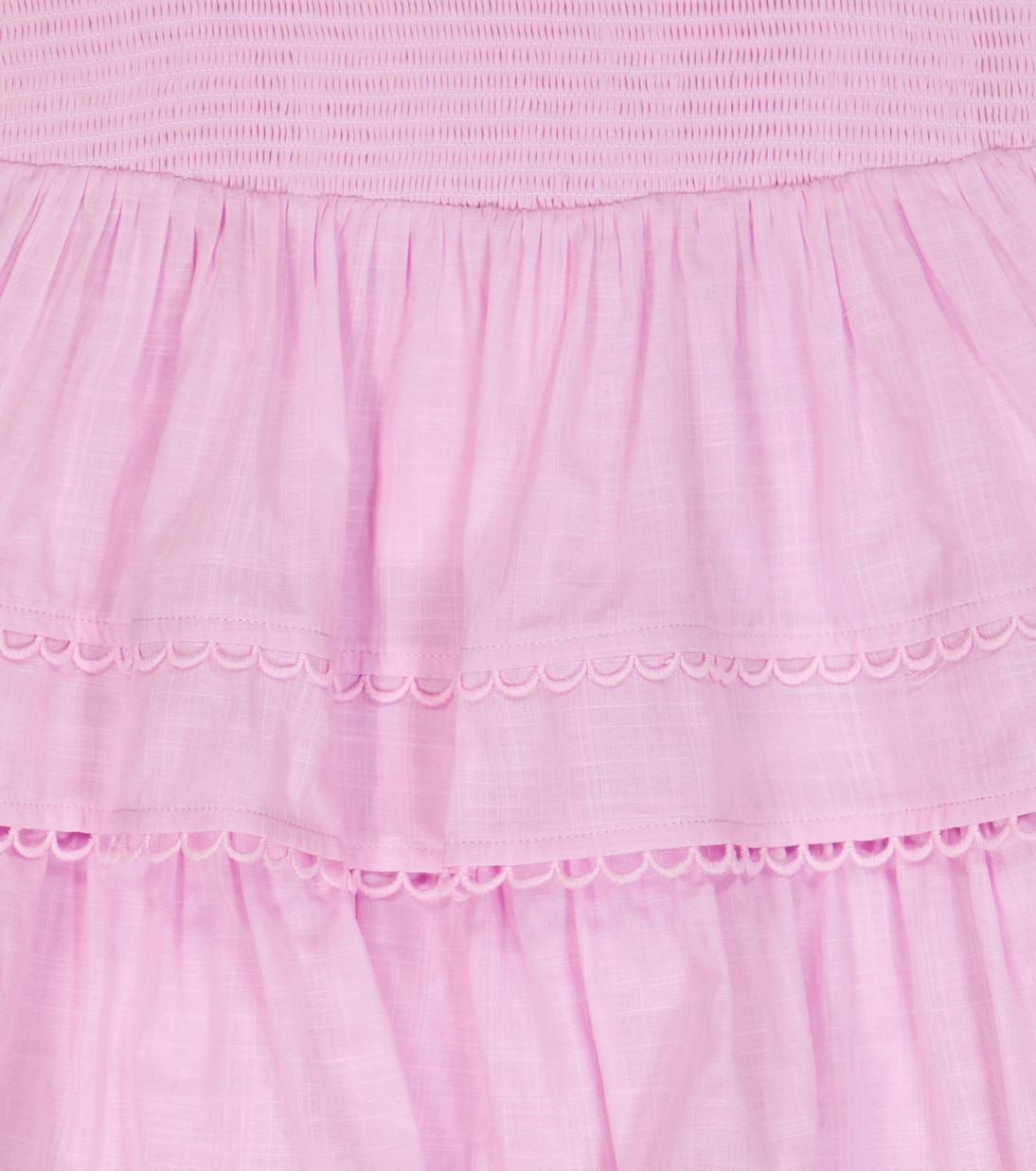 Abito Clover in cotone a balze | Zimmermann Kids