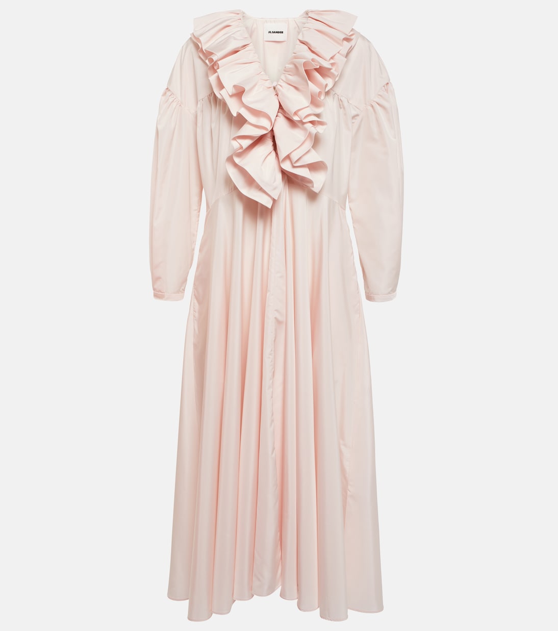 Abito midi con volant | Jil Sander