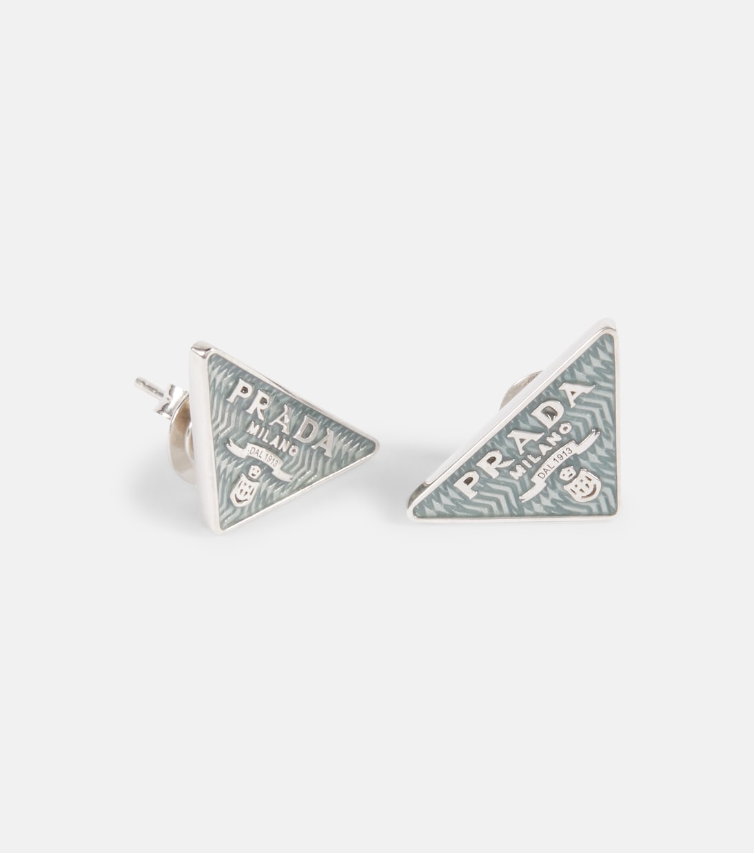 Boucles d'oreilles à logo | Prada