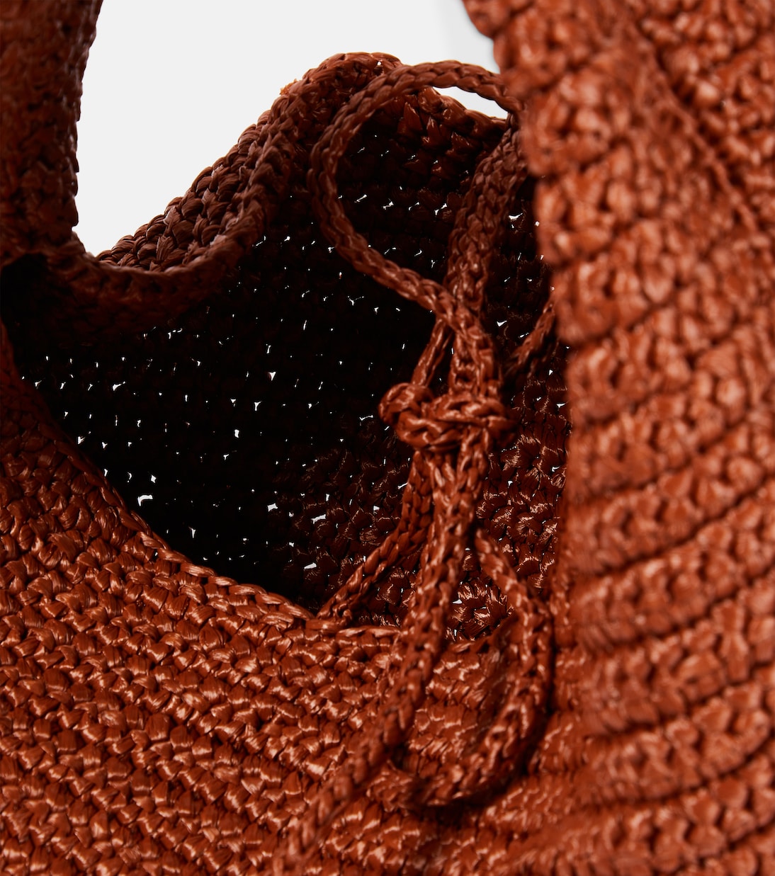 Olivia Medium raffia shoulder bag | Khaite