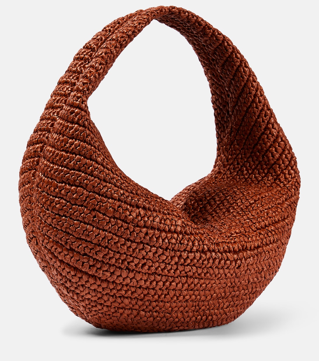 Olivia Medium raffia shoulder bag | Khaite