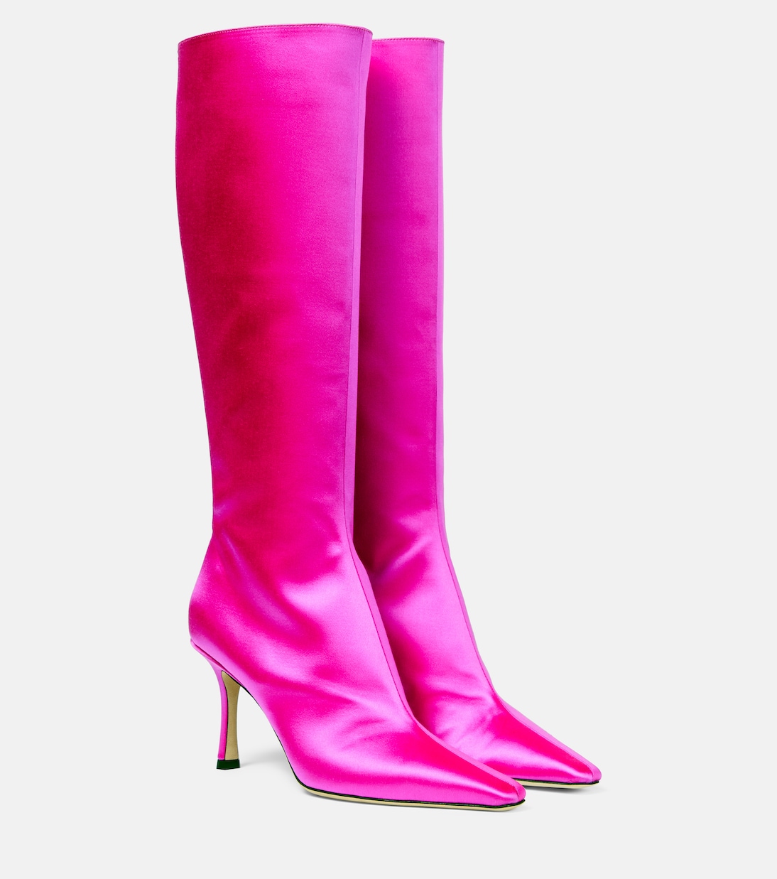 Botas altas Agathe 85 de satén | Jimmy Choo