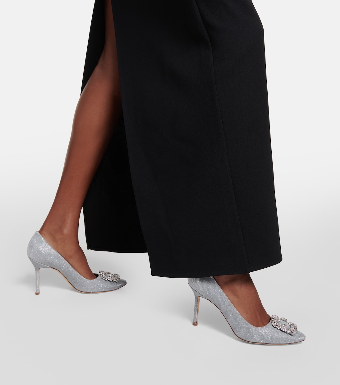 Escarpins Hangisi 90 à paillettes | Manolo Blahnik