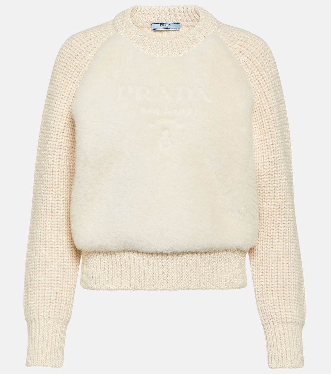 Jersey de Alpaca con Detalles en Piel de Oveja para Jóvenes Modernos