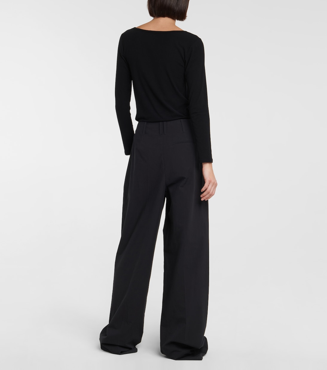 Pantalones anchos Gaugin de algodón | The Row