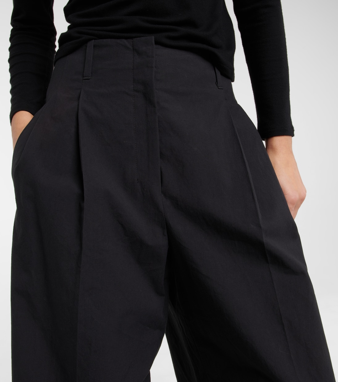 Pantalones anchos Gaugin de algodón | The Row
