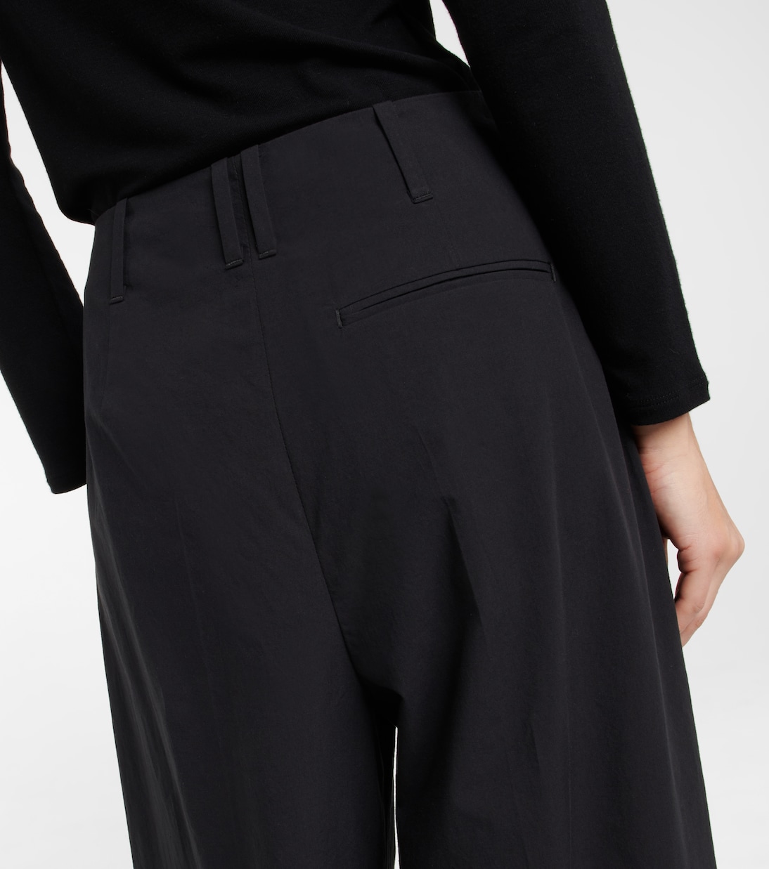 Pantalones anchos Gaugin de algodón | The Row