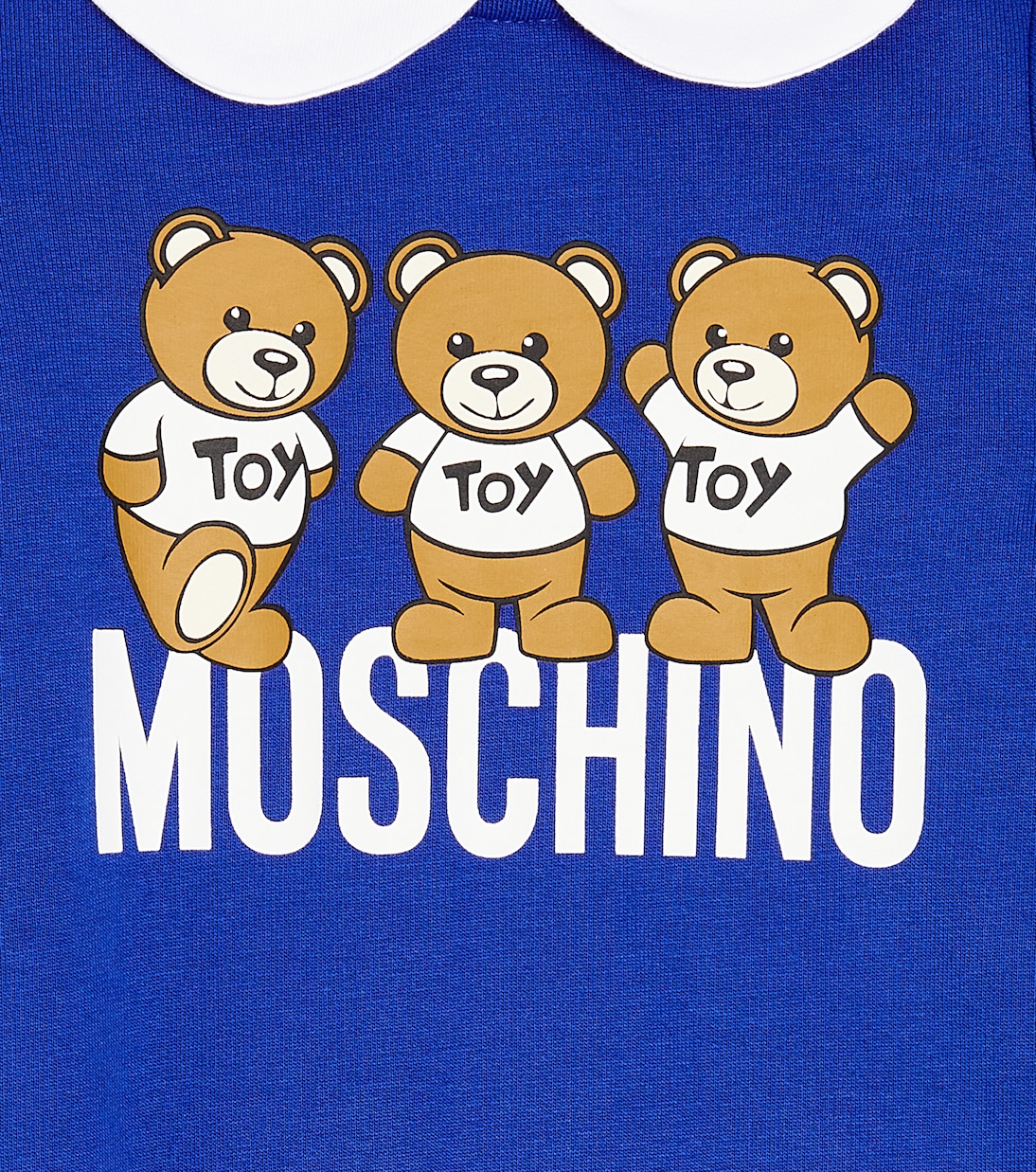 婴幼儿 — Teddy Bear棉质针织连身衣 | Moschino Kids