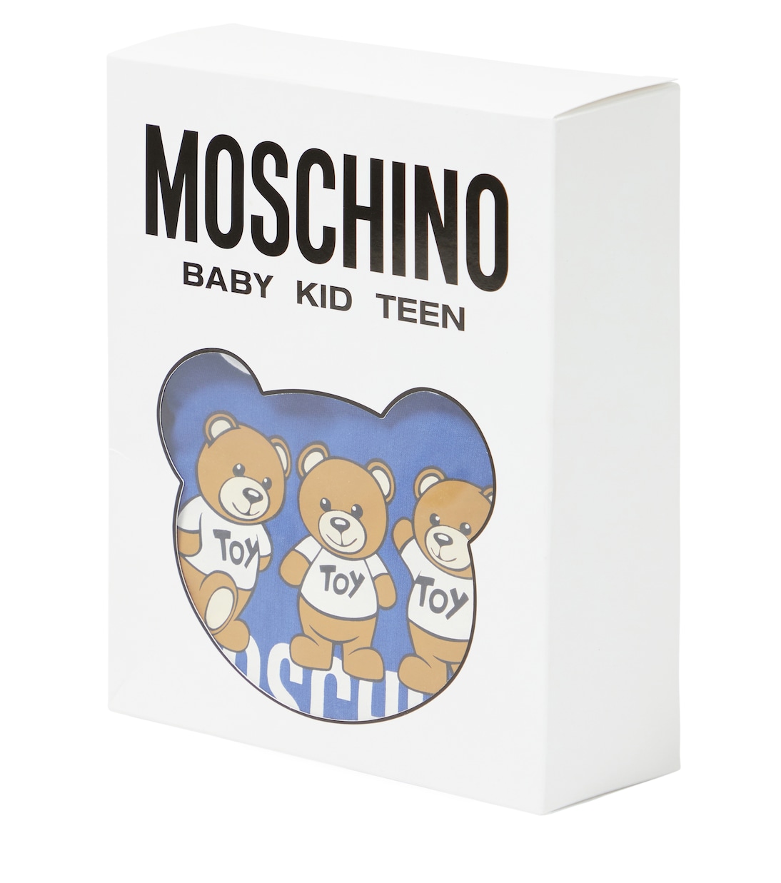 婴幼儿 — Teddy Bear棉质针织连身衣 | Moschino Kids