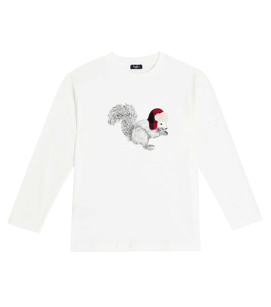 Camiseta de algodón estampada | Il Gufo