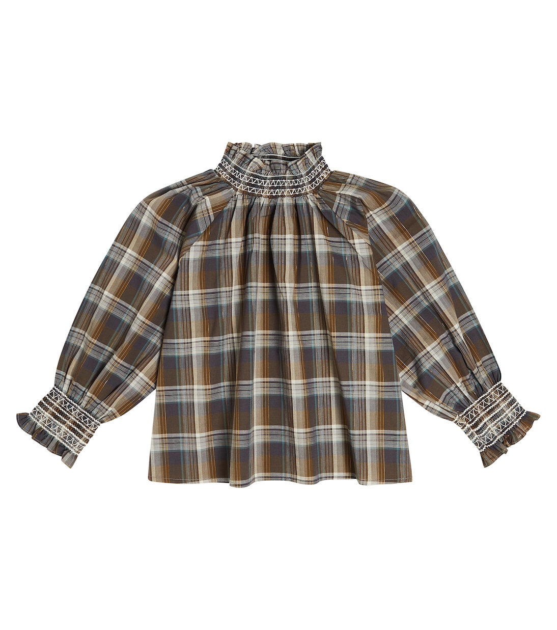 Yuji checked cotton shirt | C'era Una Volta