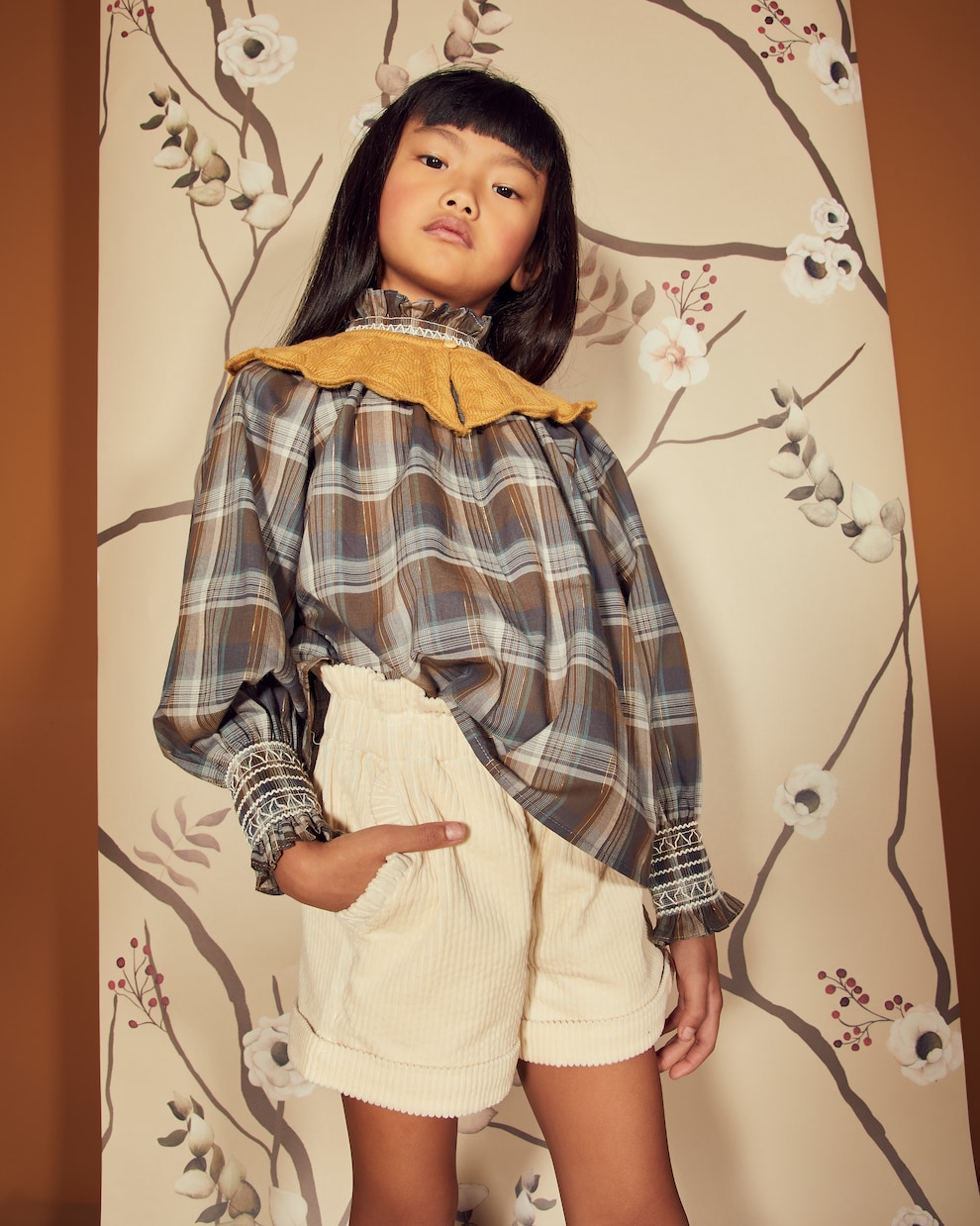Yuji checked cotton shirt | C'era Una Volta