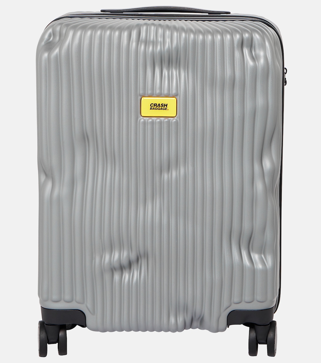 Stripe Cabin Small suitcase in grey Crash Baggage Mytheresa