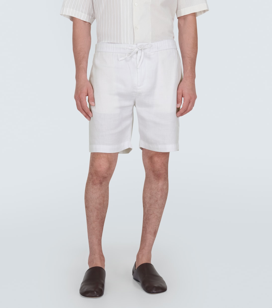 Felipe linen-blend shorts | Frescobol Carioca
