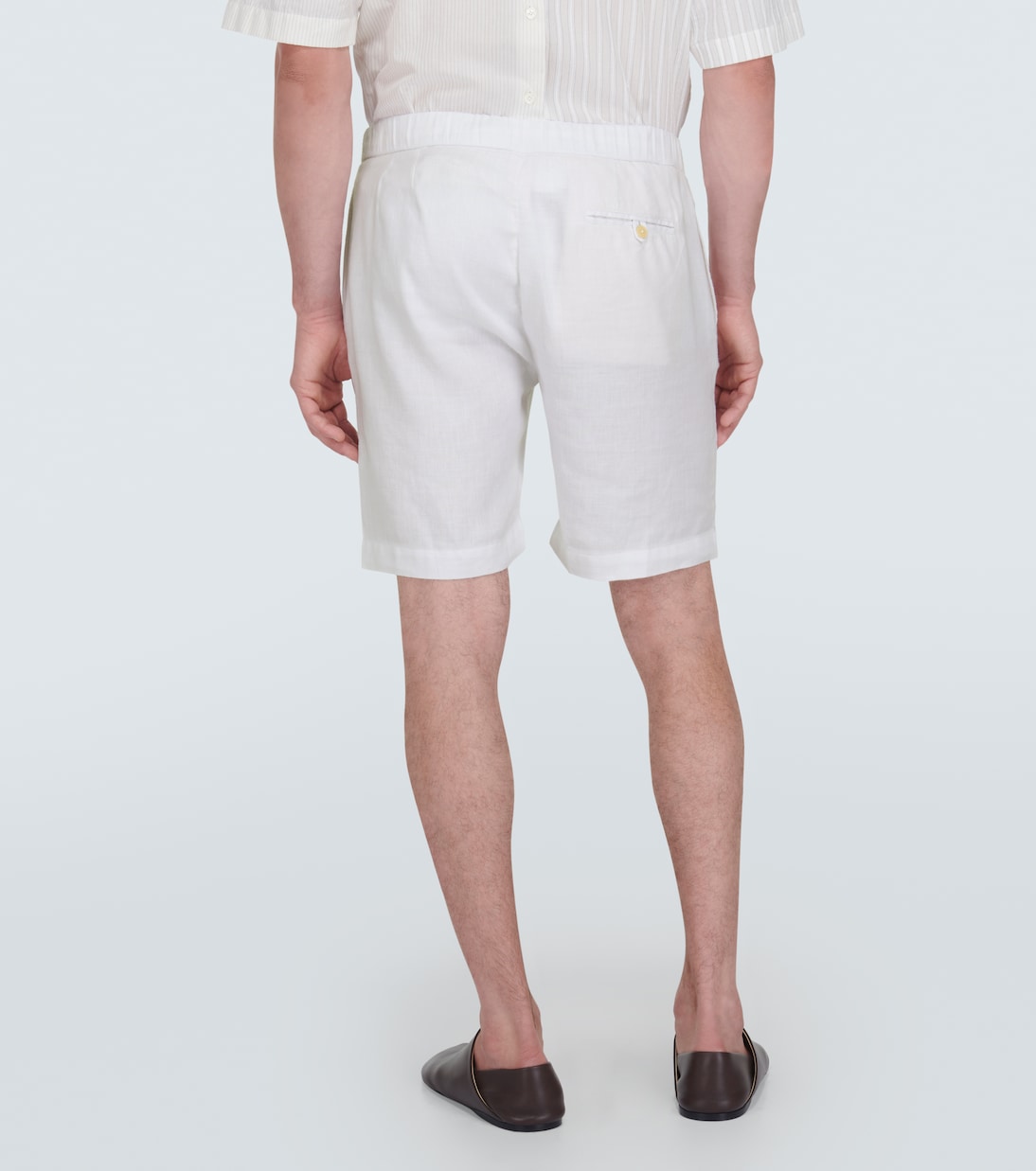 Felipe linen-blend shorts | Frescobol Carioca