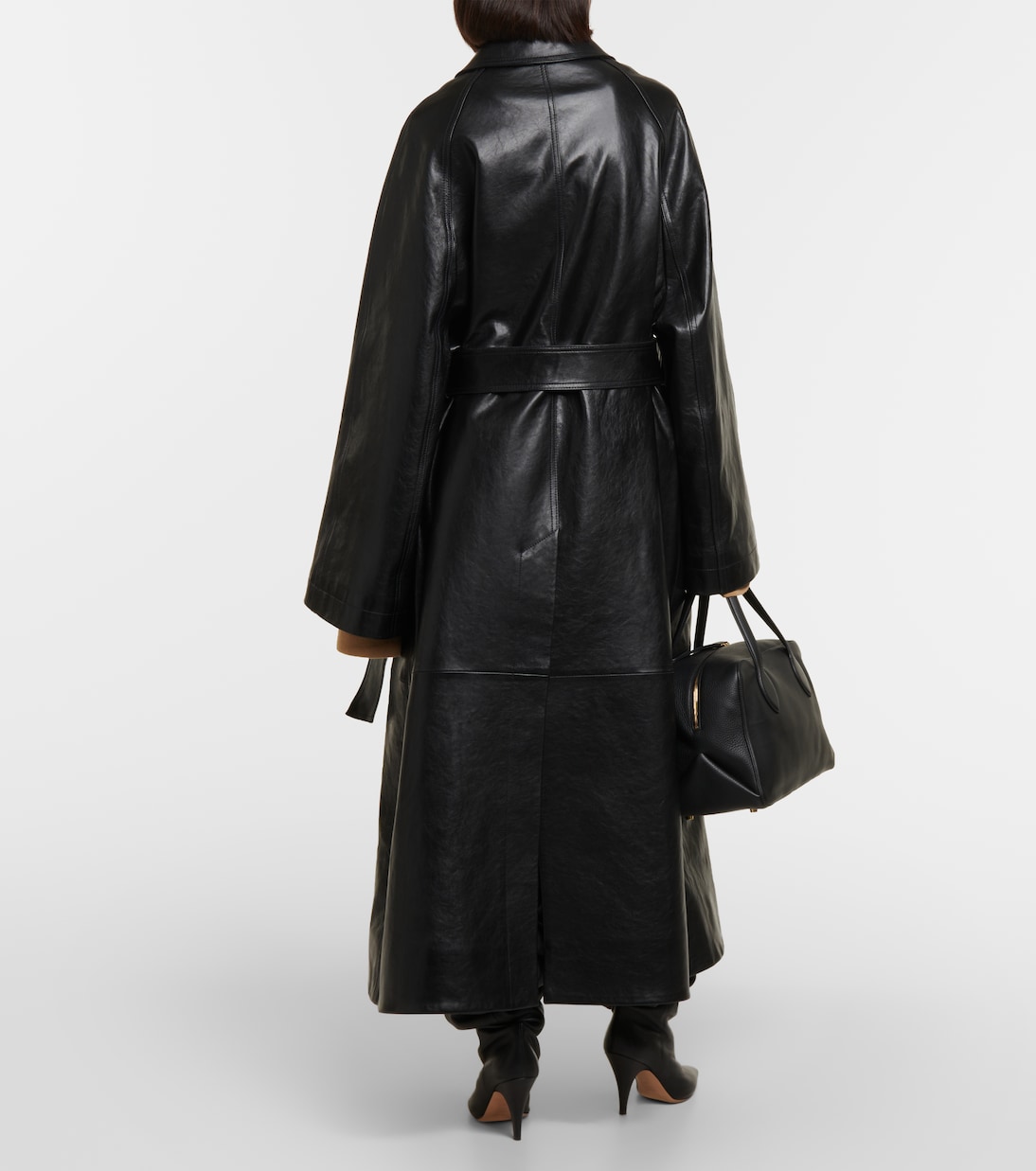 Oversize-Trenchcoat Minnie aus Leder | Khaite