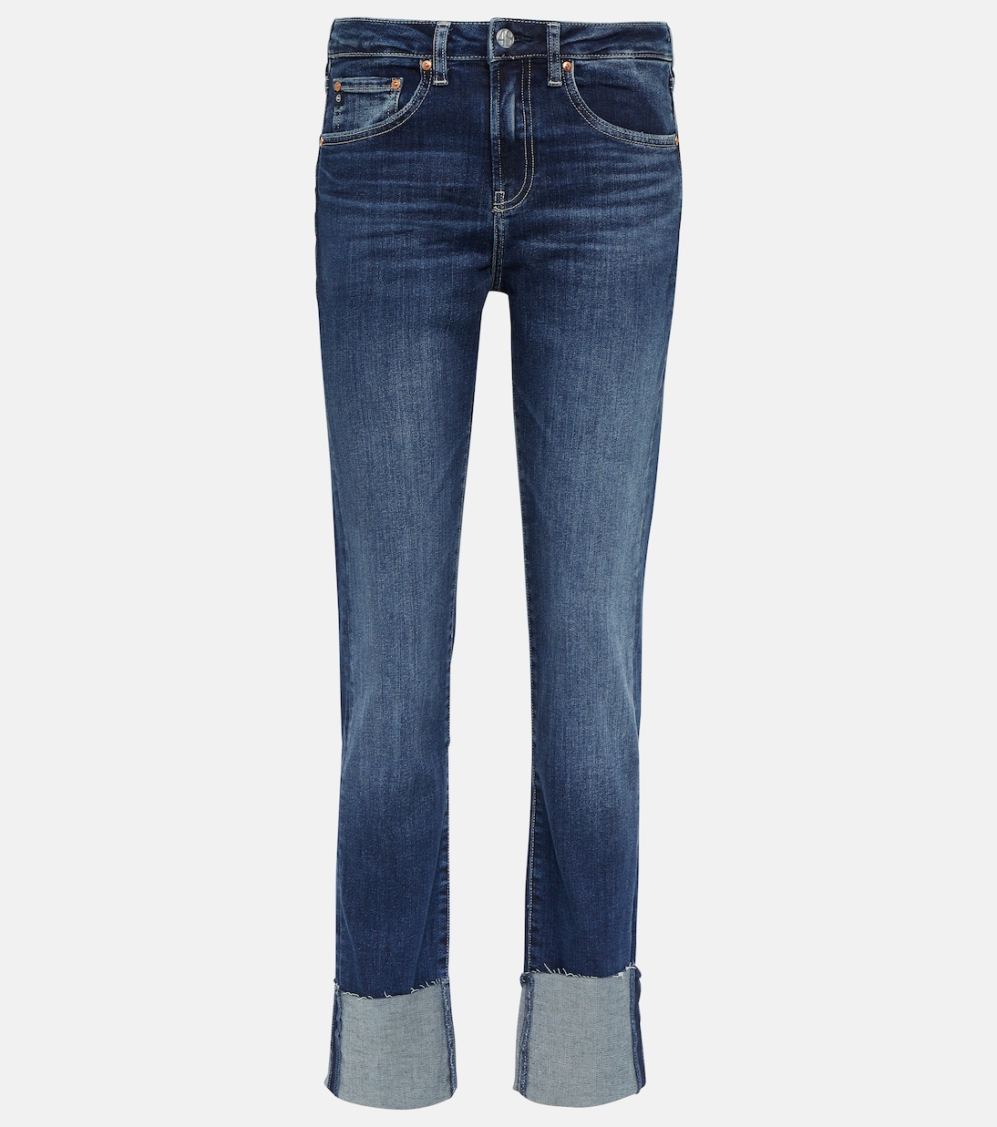 Jeans slim Girlfriend de tiro medio | AG Jeans