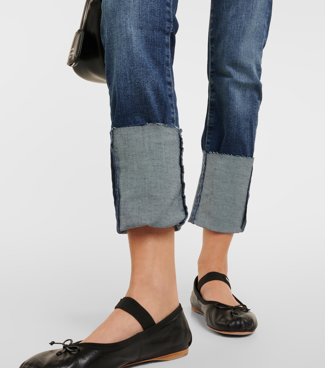 Jeans slim Girlfriend de tiro medio | AG Jeans