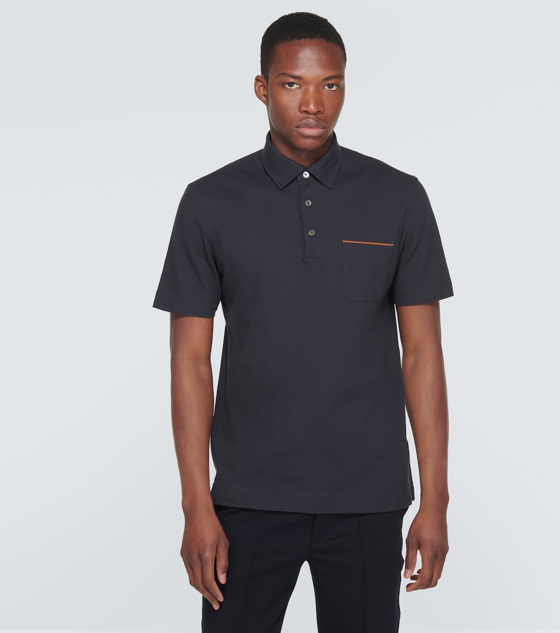 Polo de piqué de algodón | Zegna