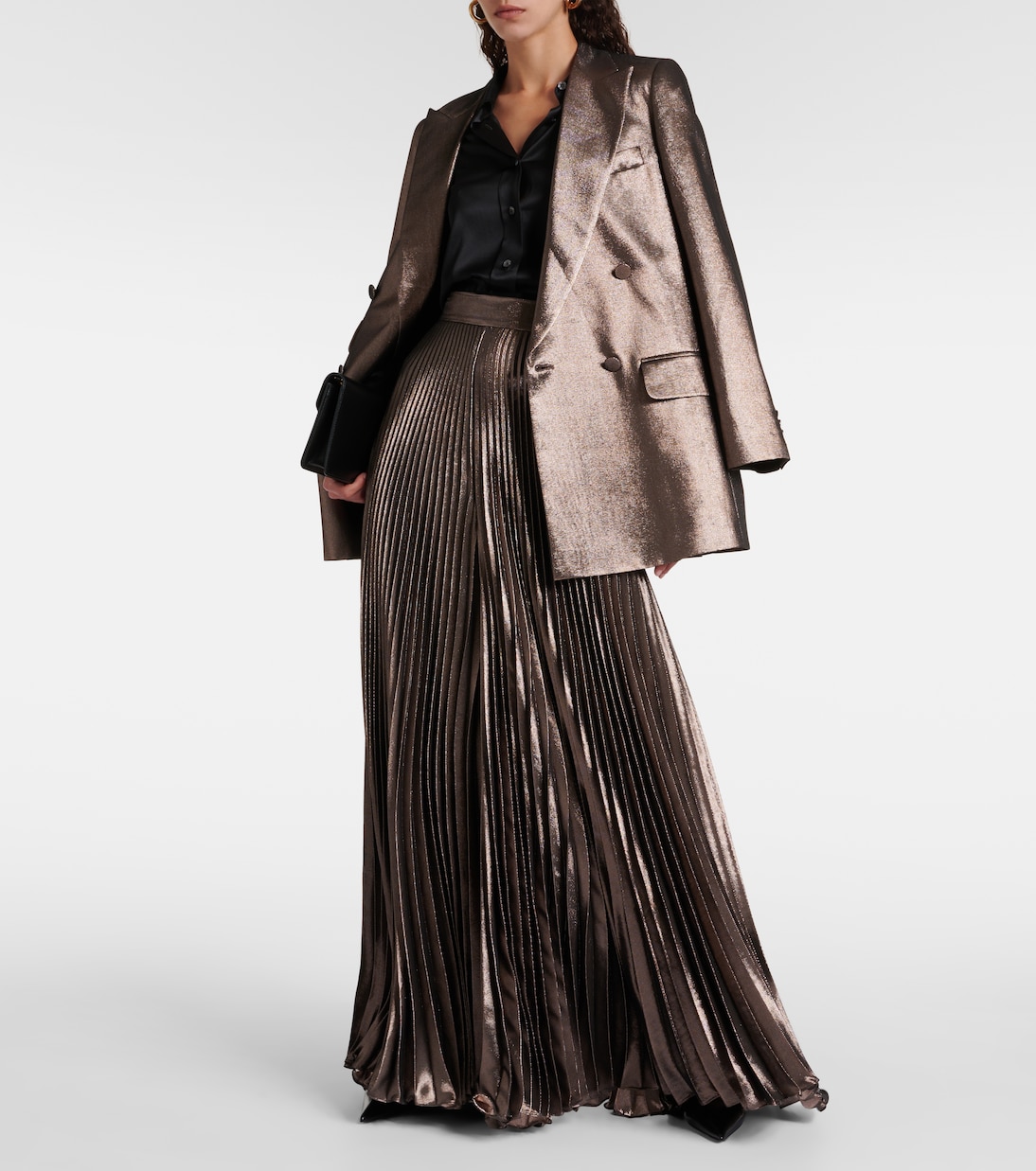 Blazer Edro in misto seta lamé | Max Mara