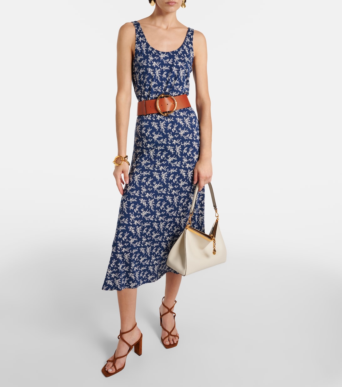 Floral jersey midi dress | Polo Ralph Lauren