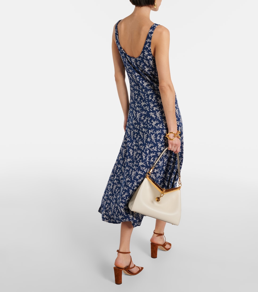 Floral jersey midi dress | Polo Ralph Lauren