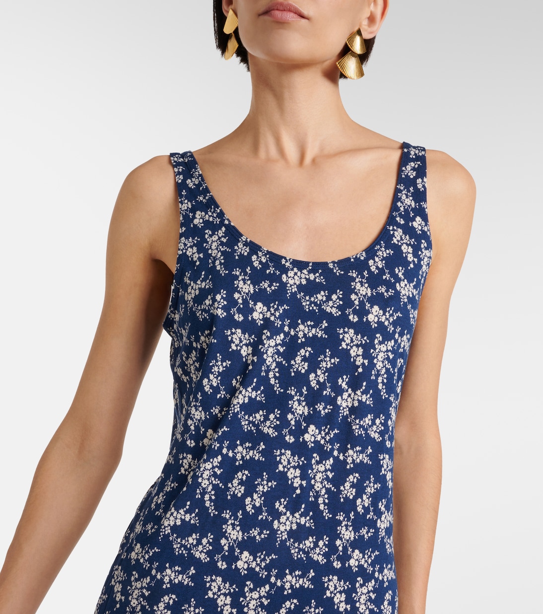 Floral jersey midi dress | Polo Ralph Lauren