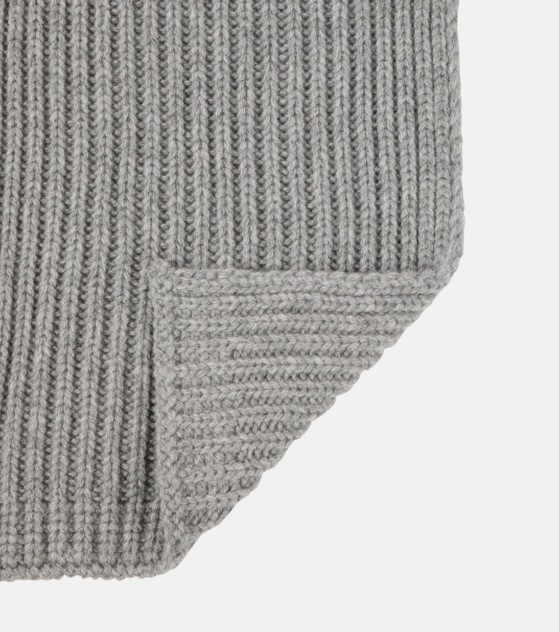 Sciarpa in lana e cashmere a coste | Gucci