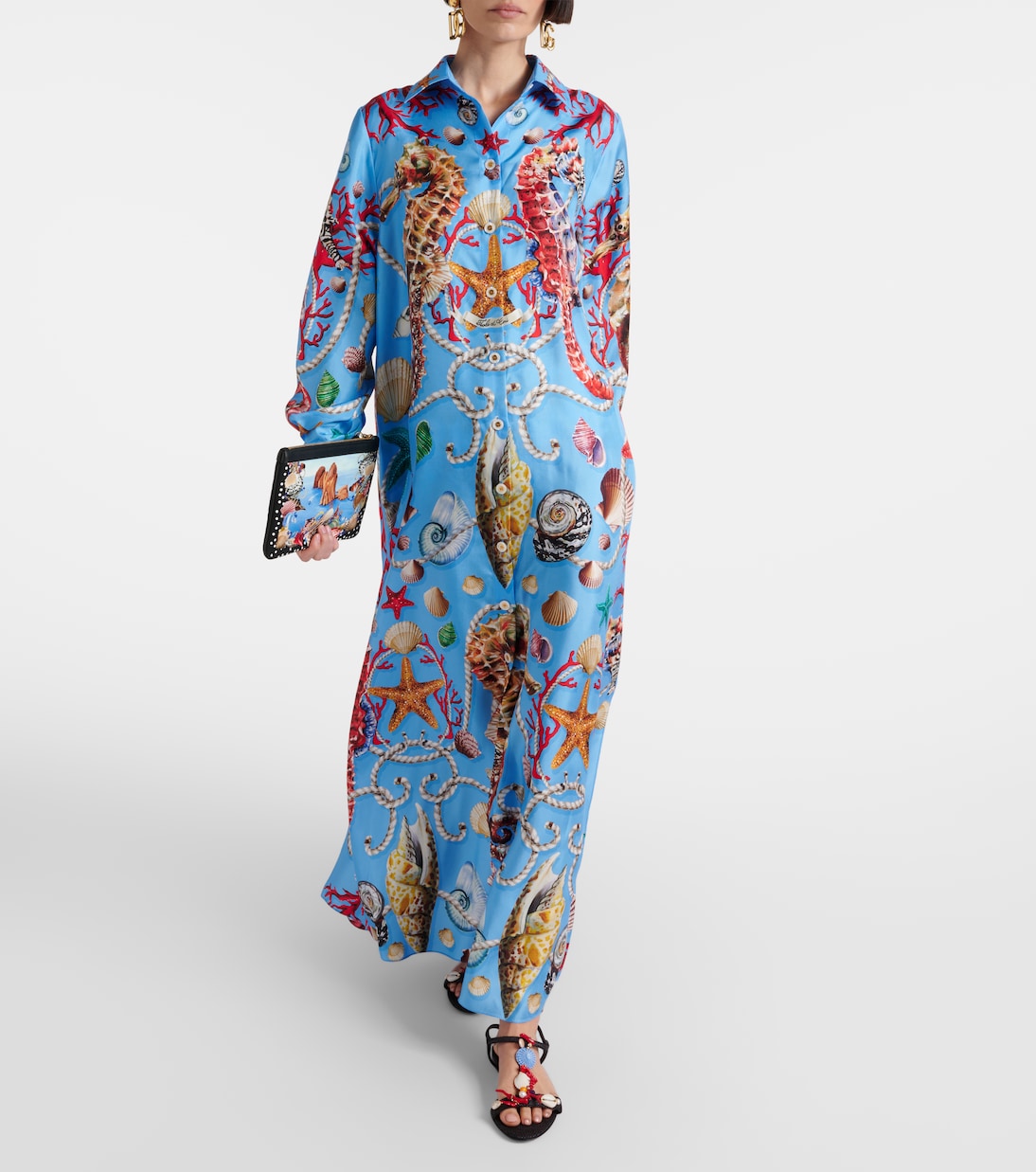 Capri printed silk kaftan | Dolce&Gabbana