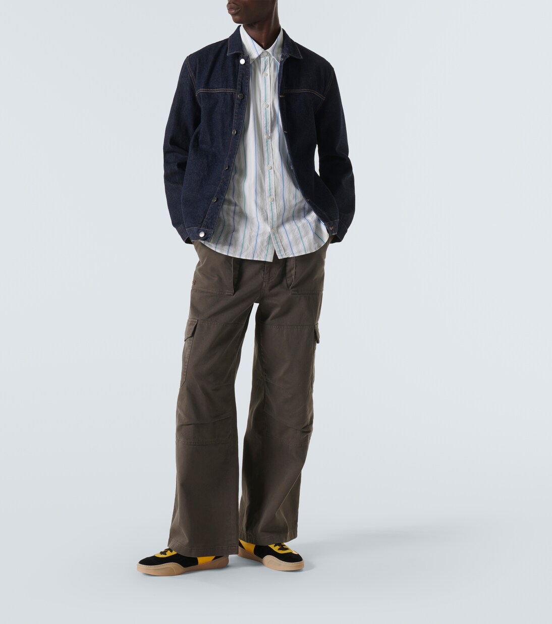 Sneakers aus Leder und Veloursleder | Acne Studios