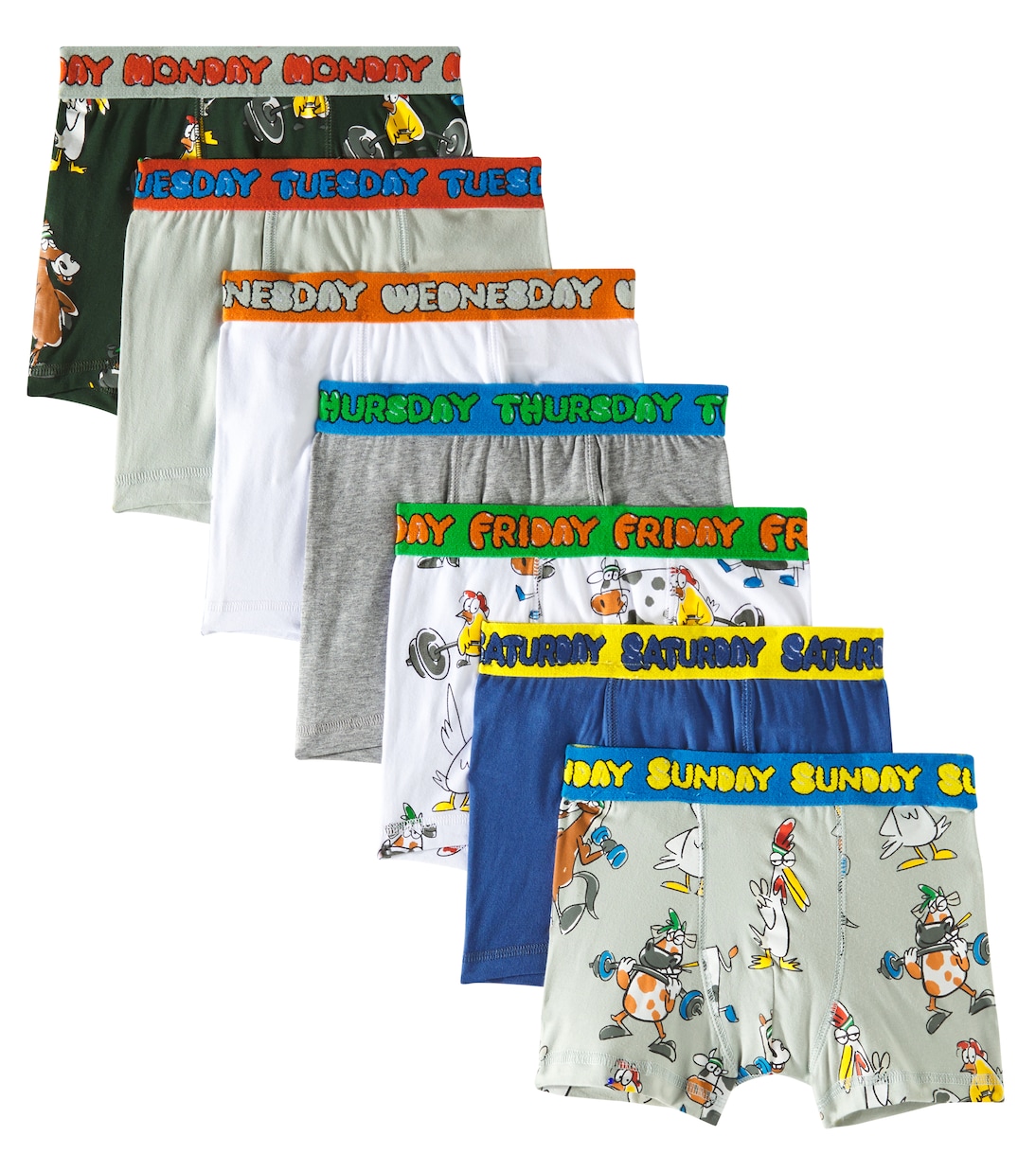 Set aus 7 Boxershorts aus Jersey | Stella McCartney Kids