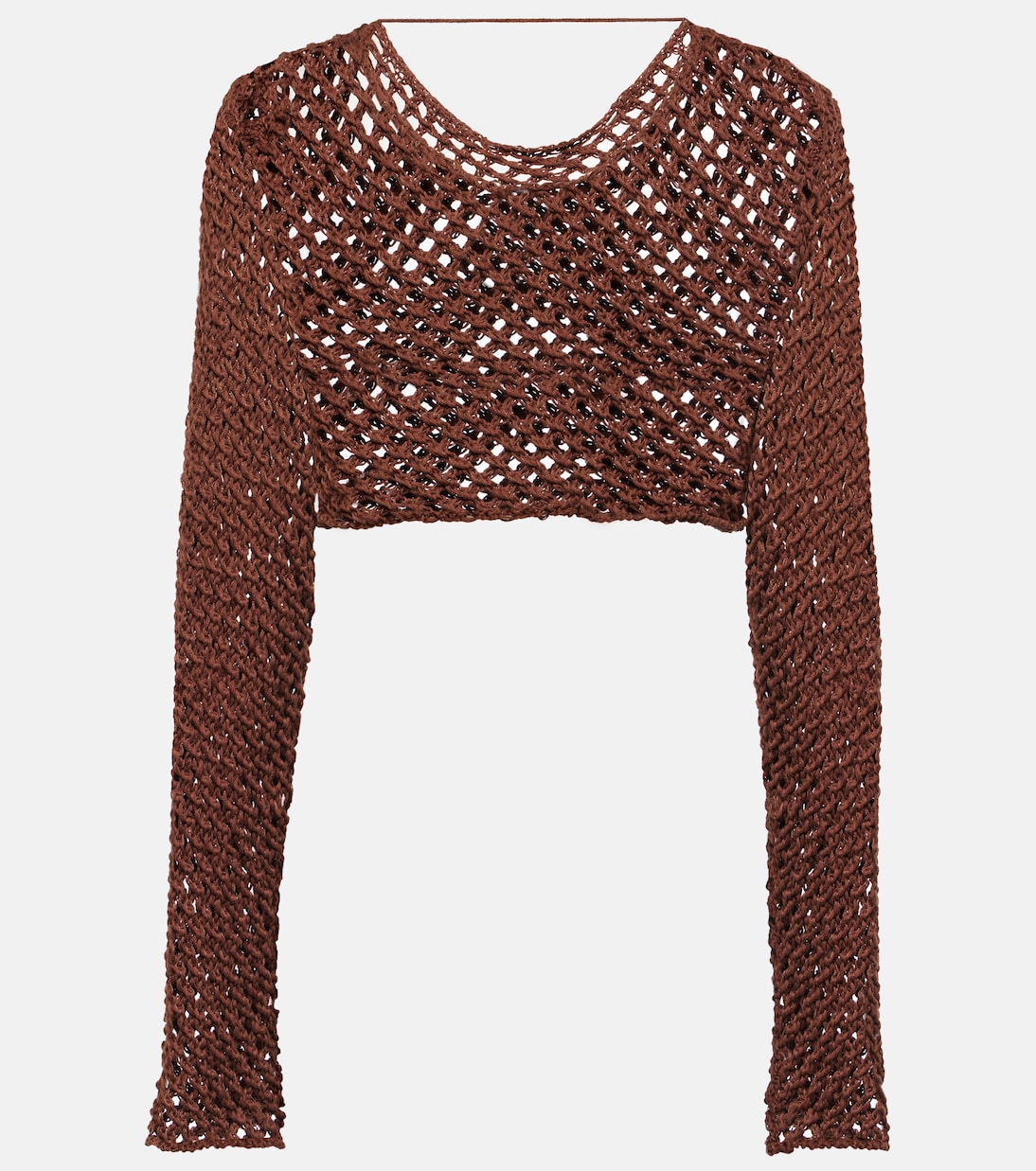 Crop top Magen de punto de algodón | Bananhot